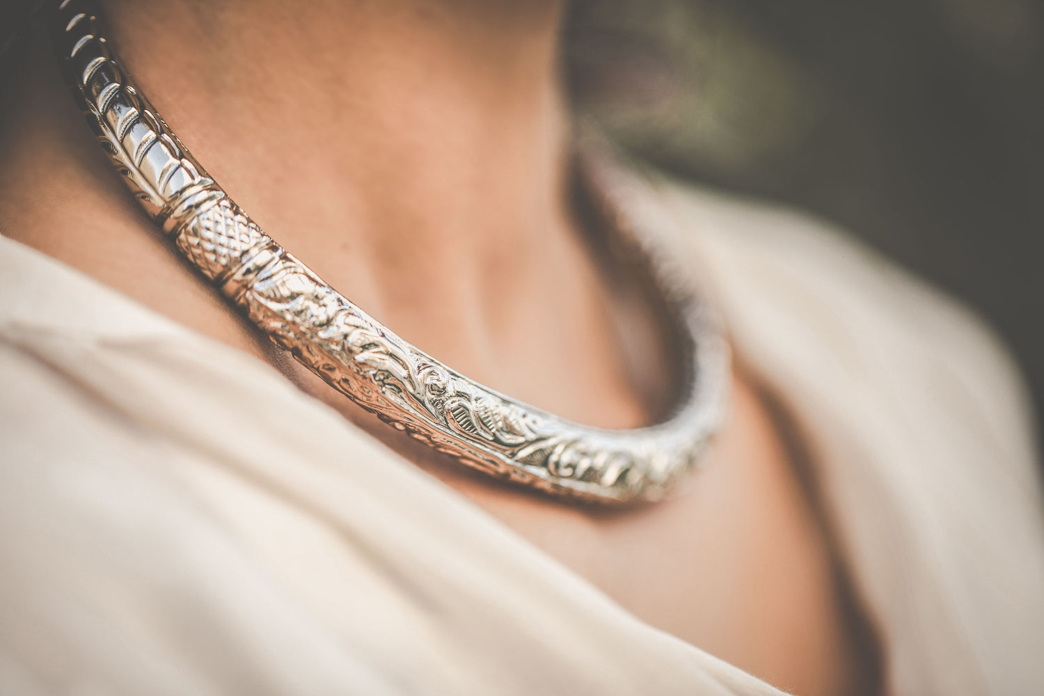 Hand crafted choker