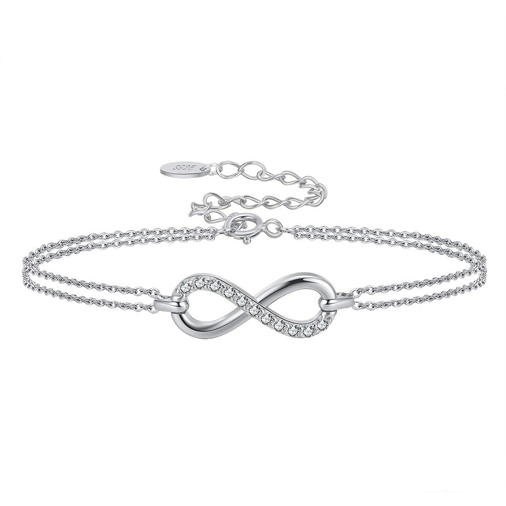 Infinity Silver Bracelet