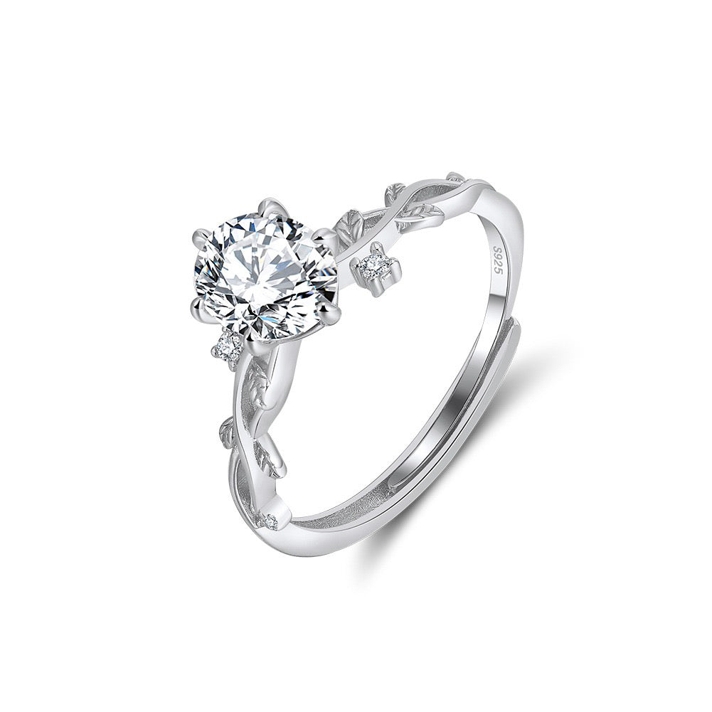 Solitaire Ring Silver