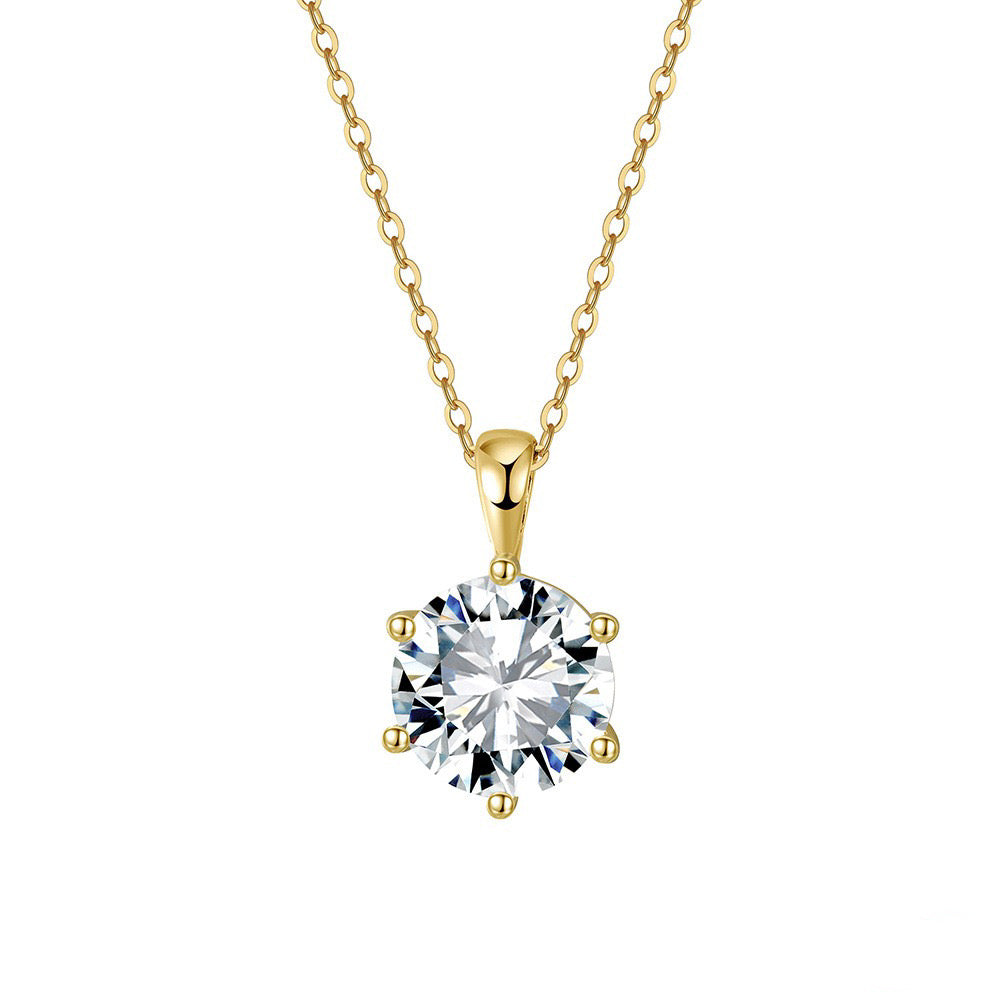 Moissanite Pendant Necklace