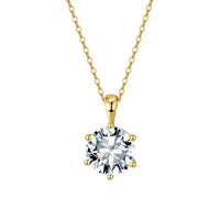 Moissanite Pendant Necklace