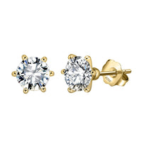Moissanite Ear Studs