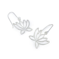 Lotus Silver Earrings