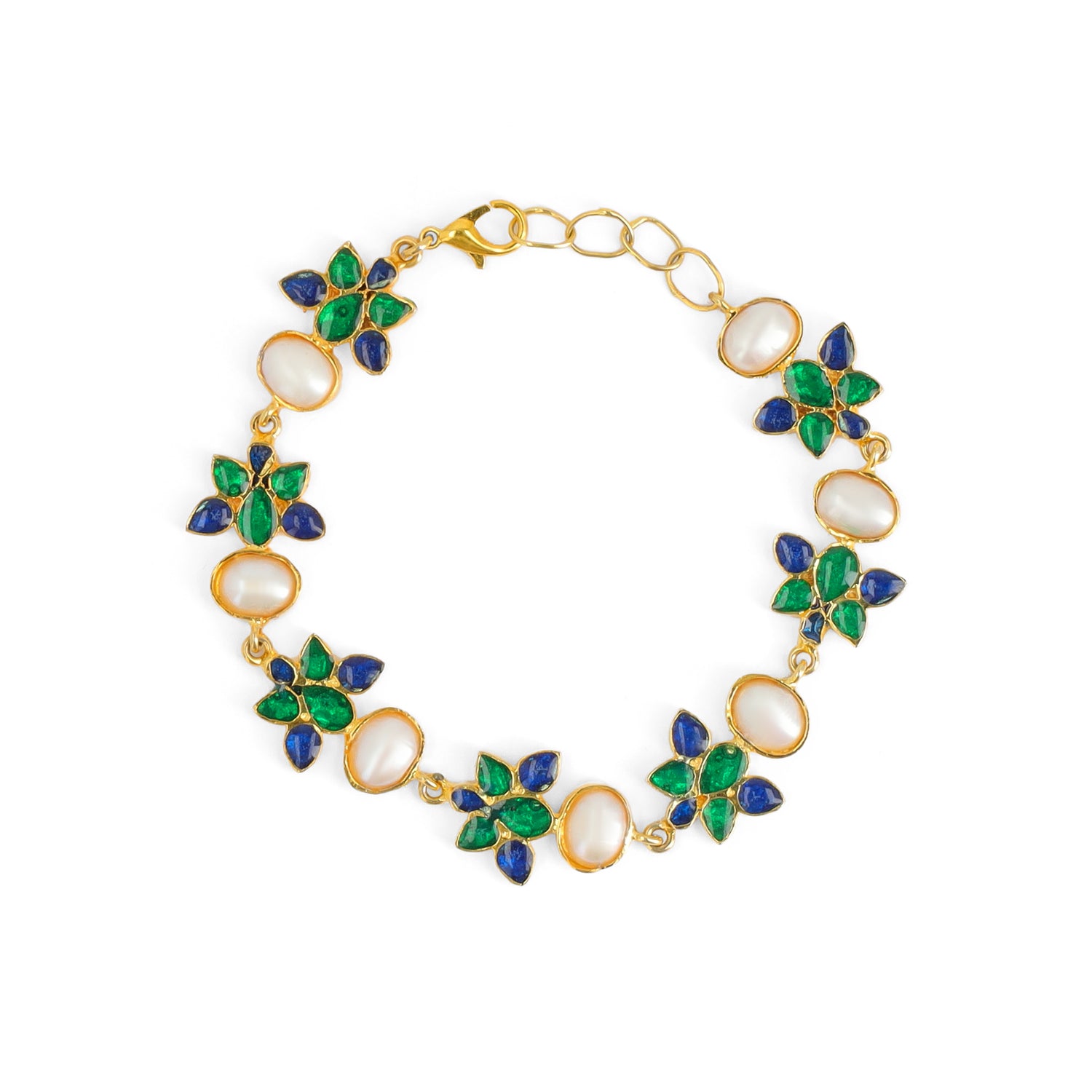 Pearl Lotus Bracelet II
