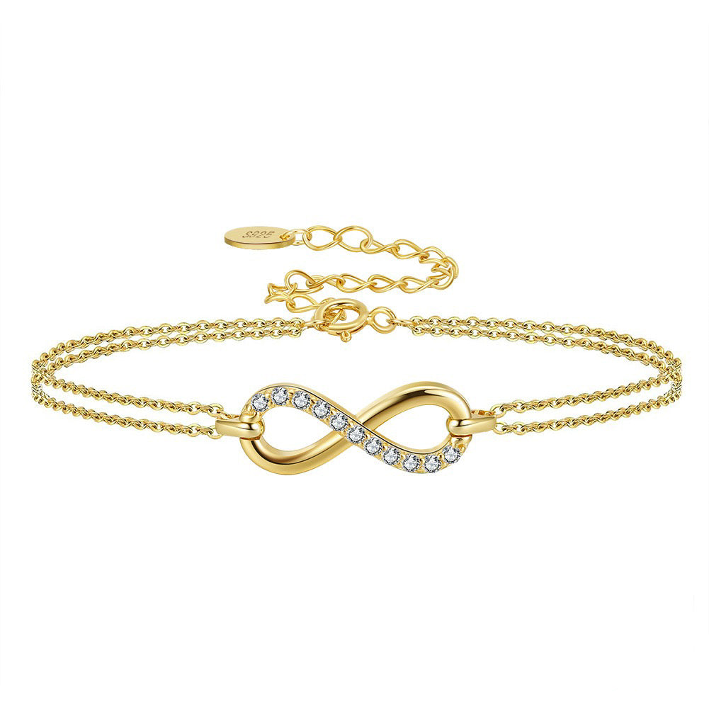 Infinity Bracelet Gold plated 