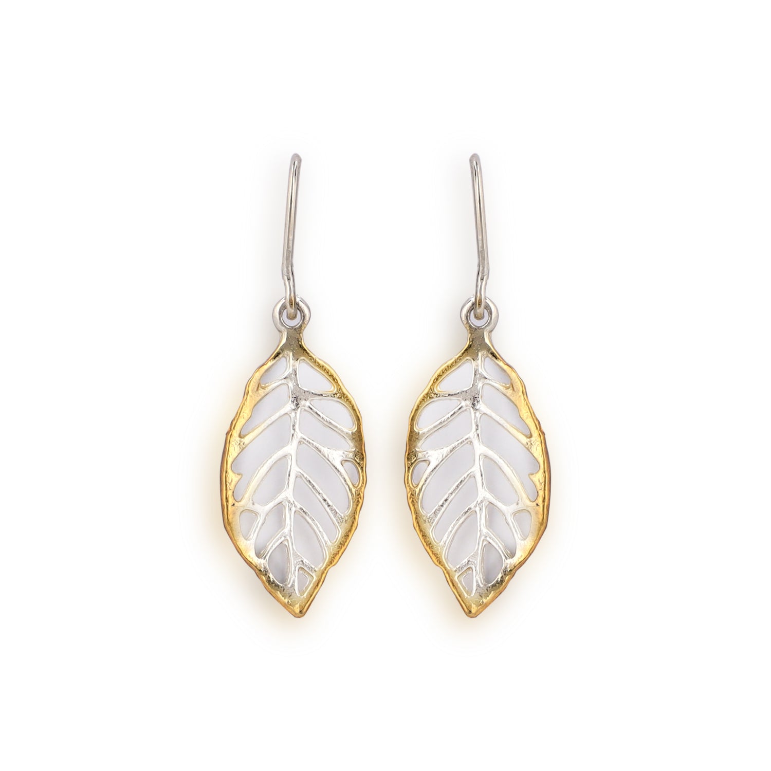 Leaf small earrings 