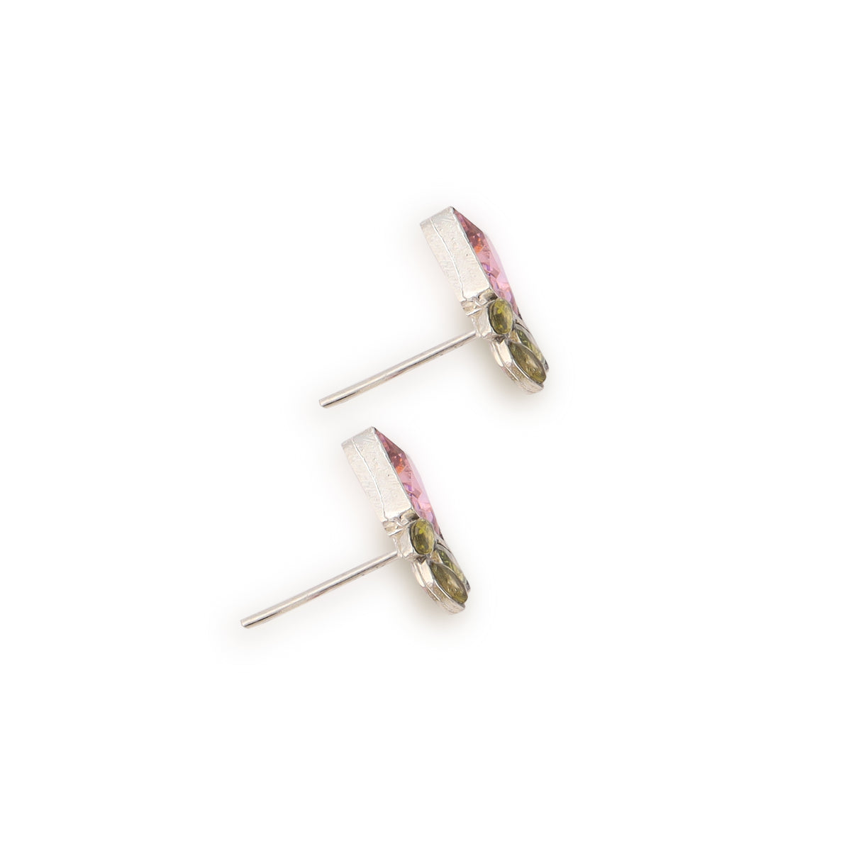 Magenta Zircon earrings