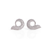  Moissanite Contemporary Earring