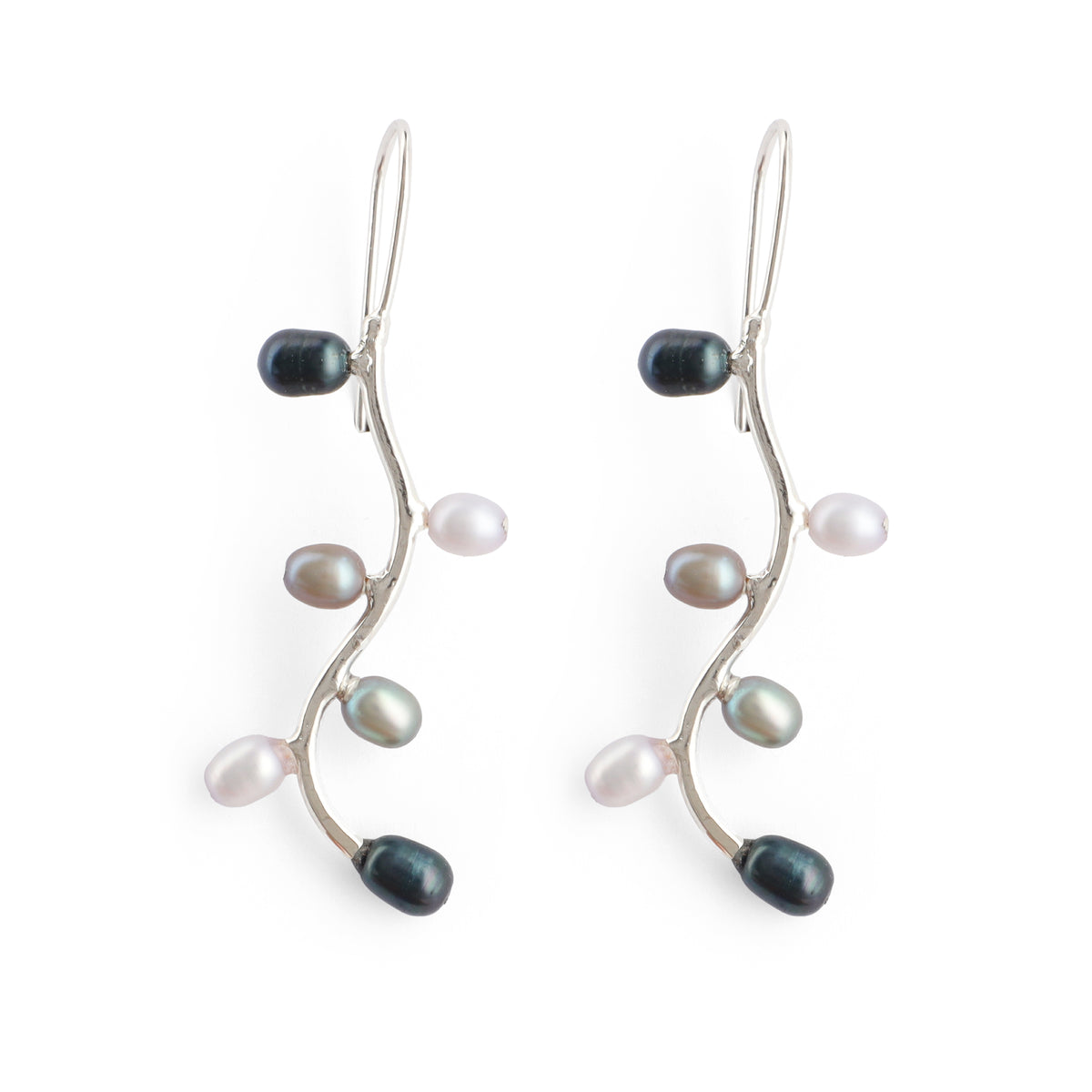 Multi Color Pearl Earrings 
