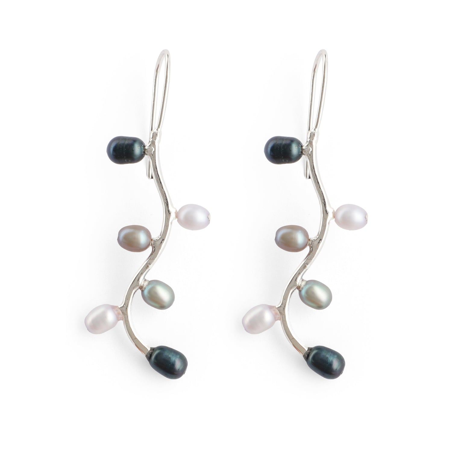 Multi Color Pearl Earrings 