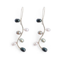 Multi Color Pearl Earrings 
