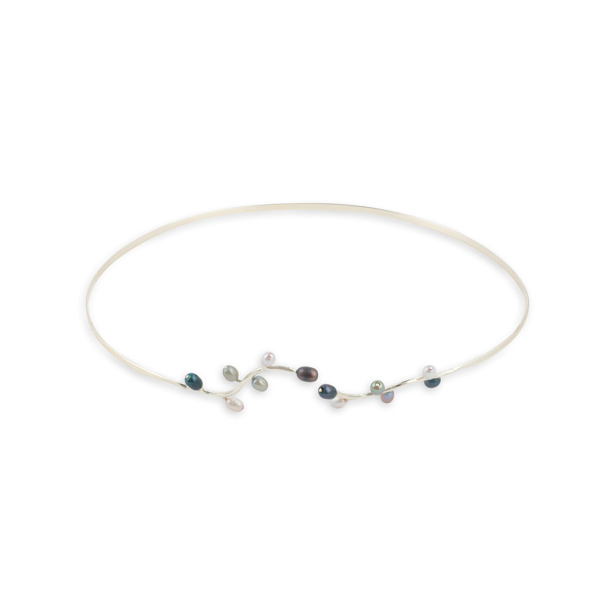 Multi colored Pearl Choker