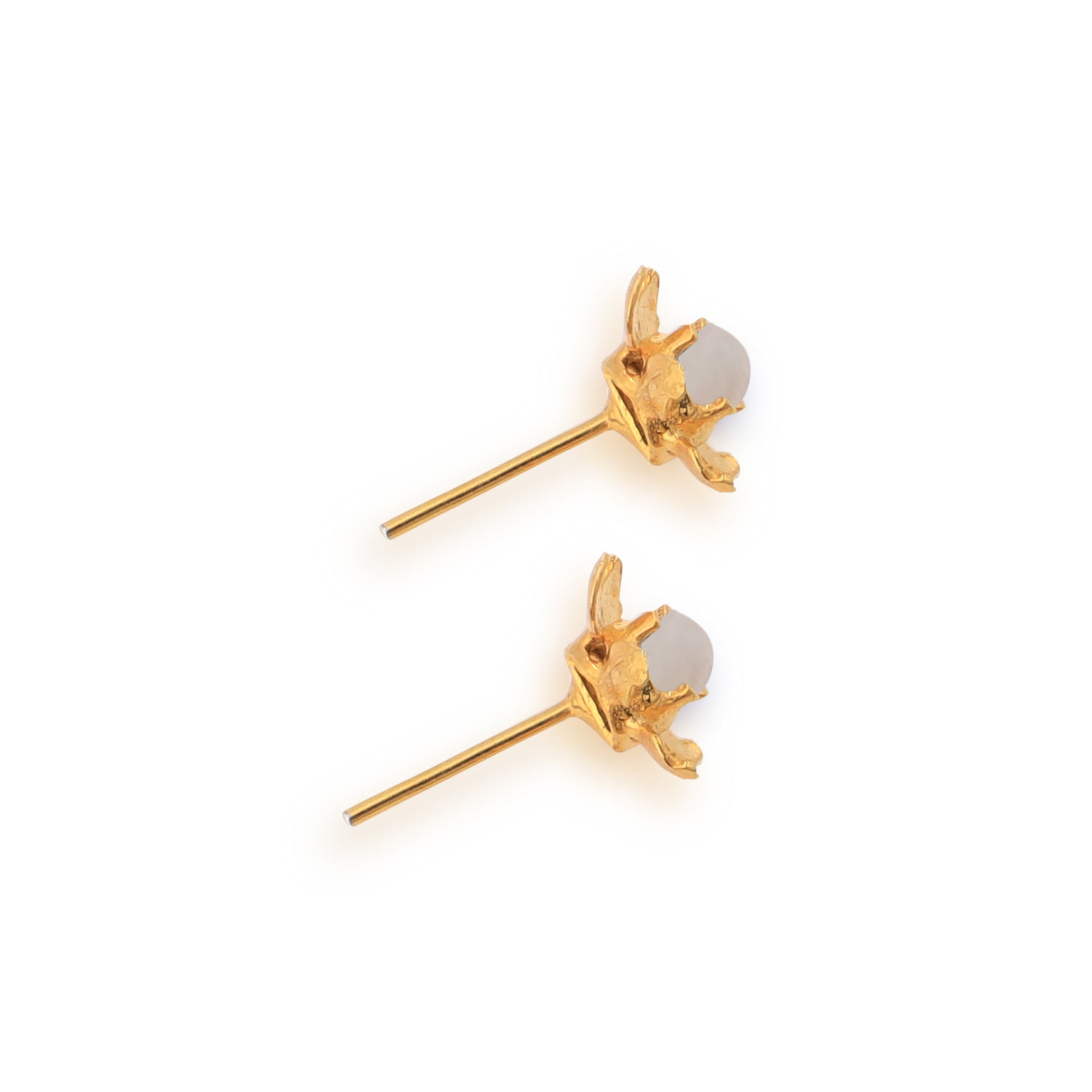 Pearl Flower Ear studs 