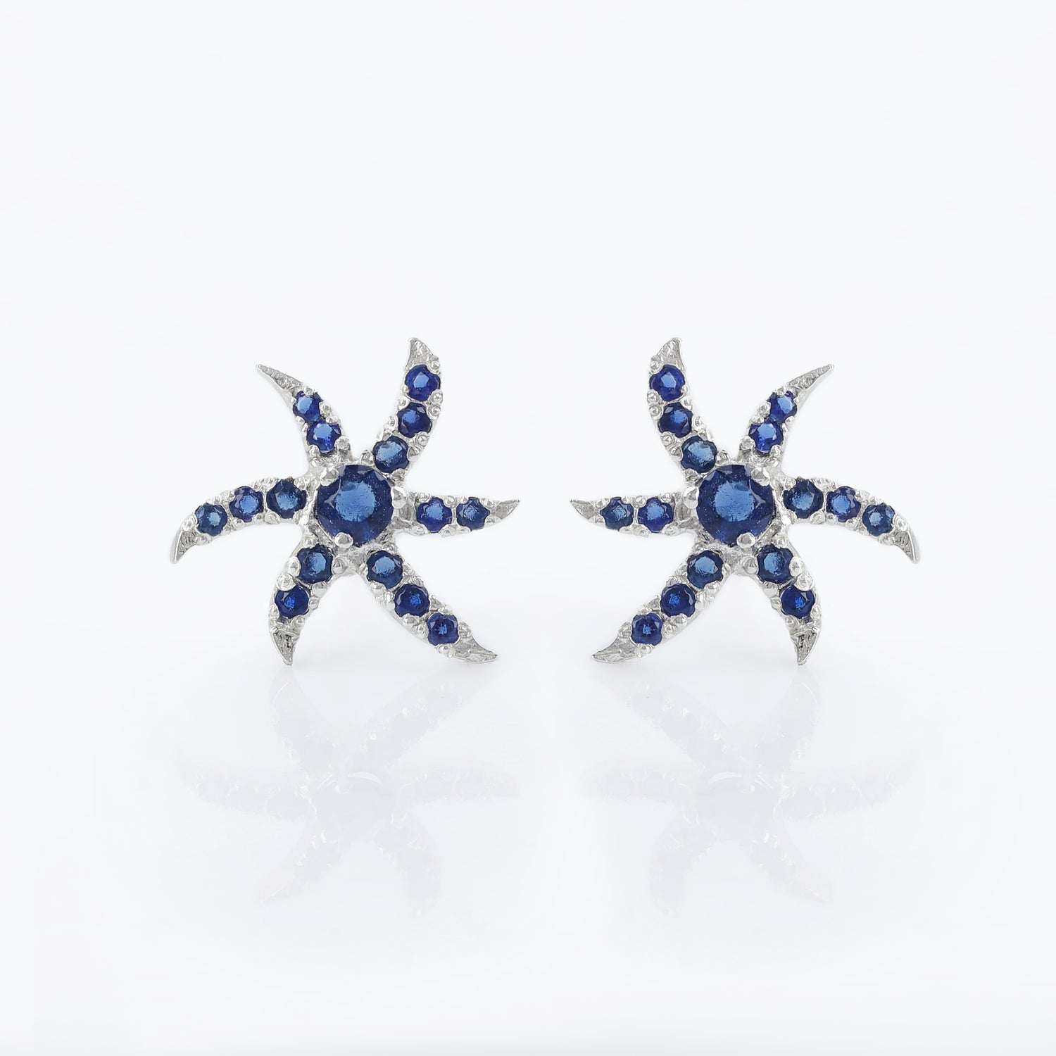 Starfish Blue Earrings